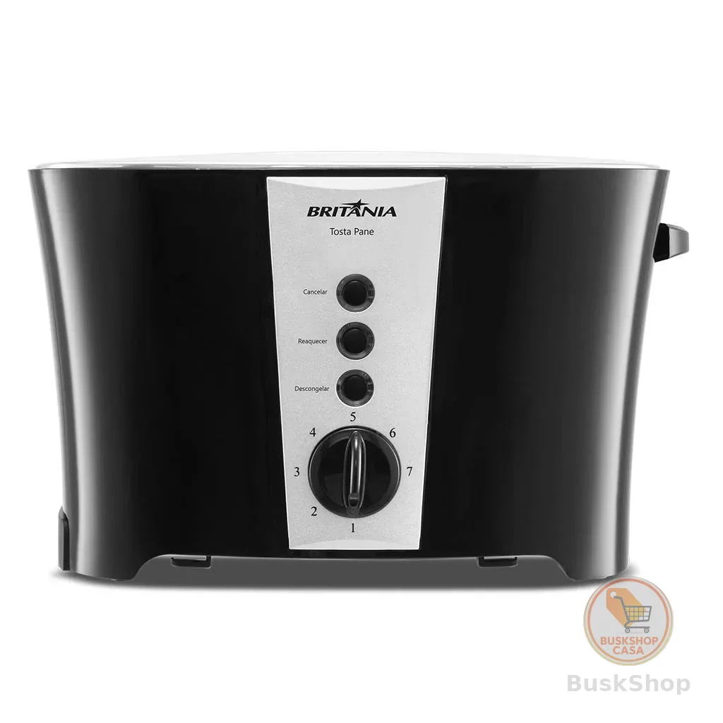 Torradeira Britânia Tosta Pane 3 em 1 Inox 7 Níveis 850W