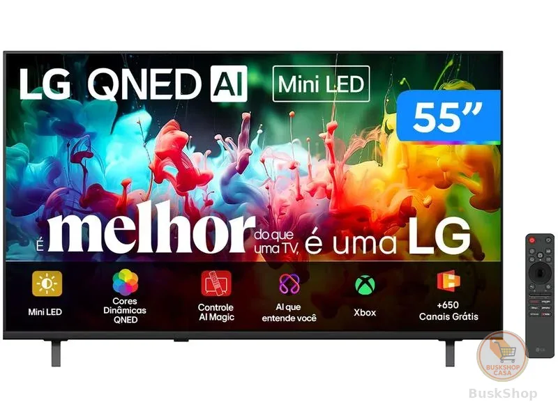 Smart TV 55" LG 4K Ultra HD QNED Mini LED 55QNED70BSA WebOS 26 2026