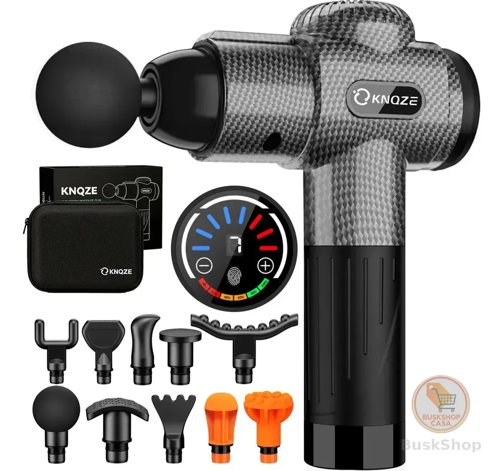Pistola de Massagem Miofascial Elétrica Portátil Deep Therapy KNQZE Massageador Muscular Corporal Profissional