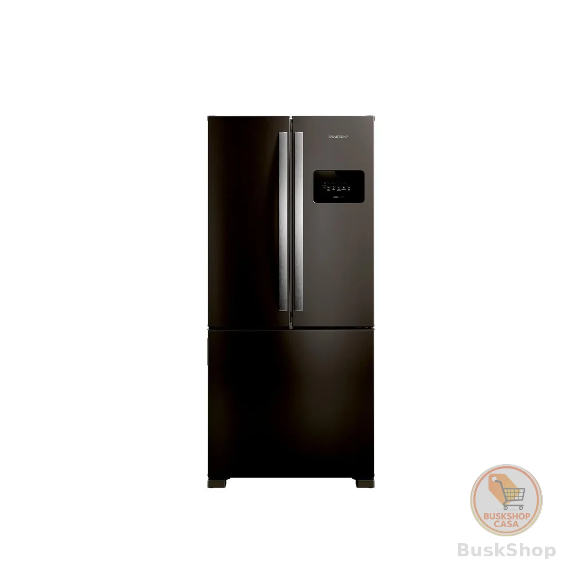 Geladeira Frost Free French Door 3 Portas Preta Brastemp - BRO85ME 110V