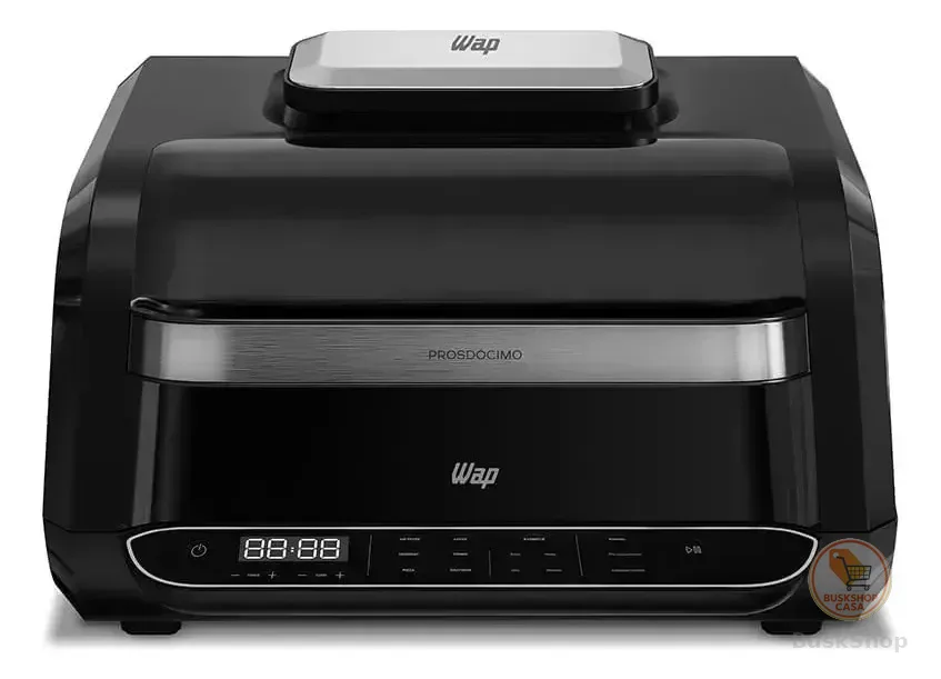 Fritadeira Elétrica Air Fryer 8 em 1 Wap Barbecue Heat Digital Wc Ab1030