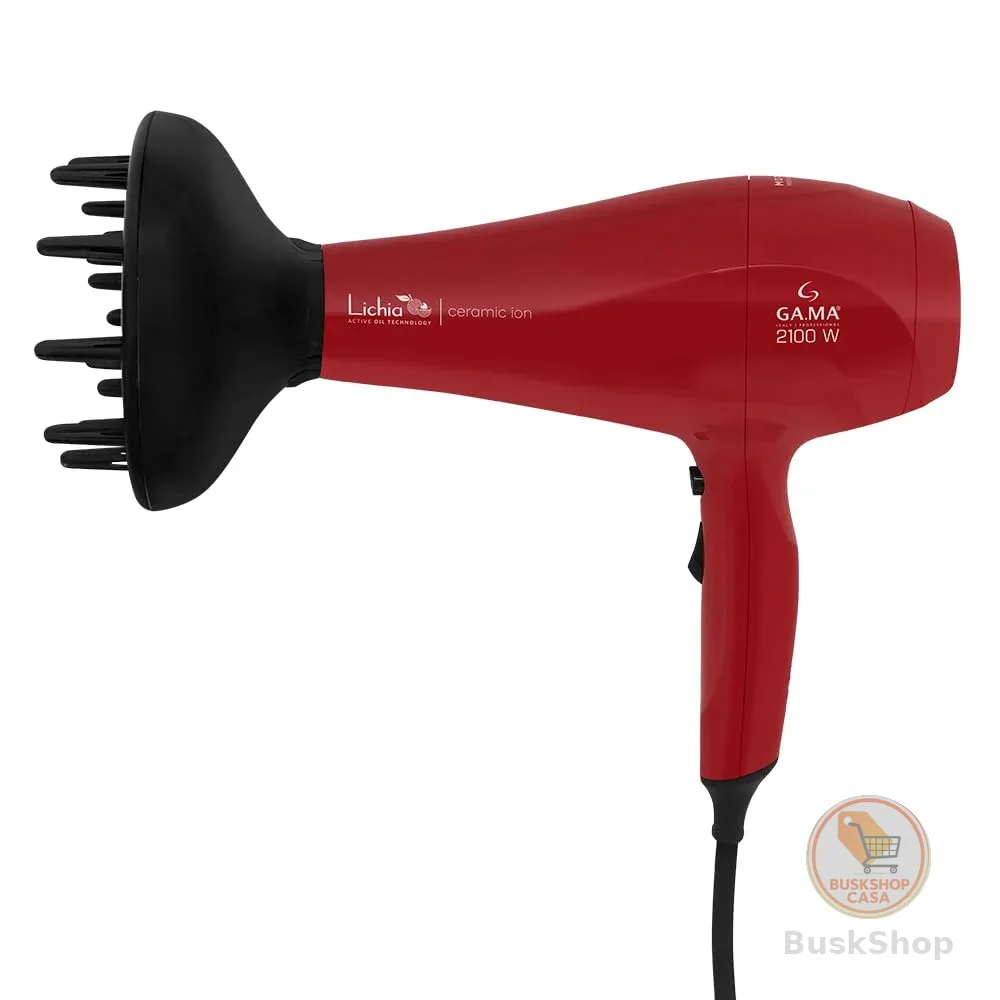 Secador de Cabelo GA.MA ITALY Lichia Ceramic Ion 2100W 127V