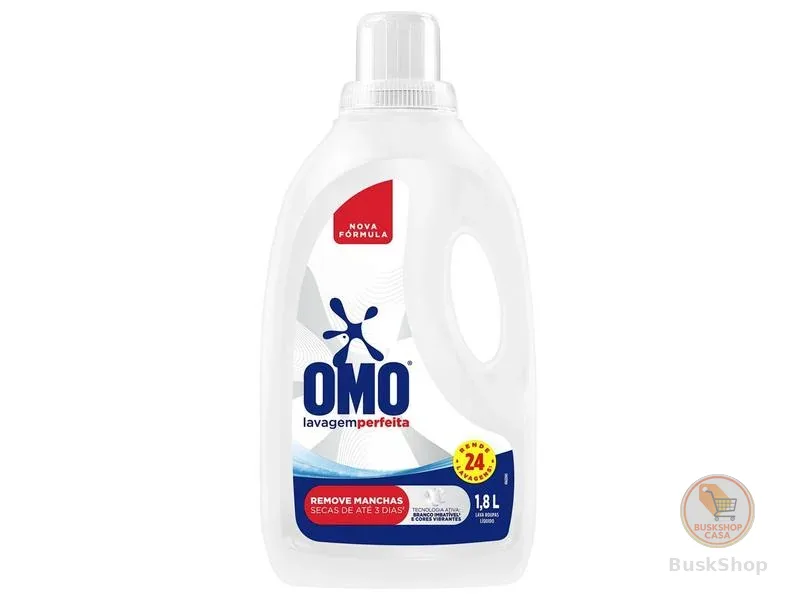 Sabão Líquido Omo Lavagem Perfeita Concentrado 1,8L