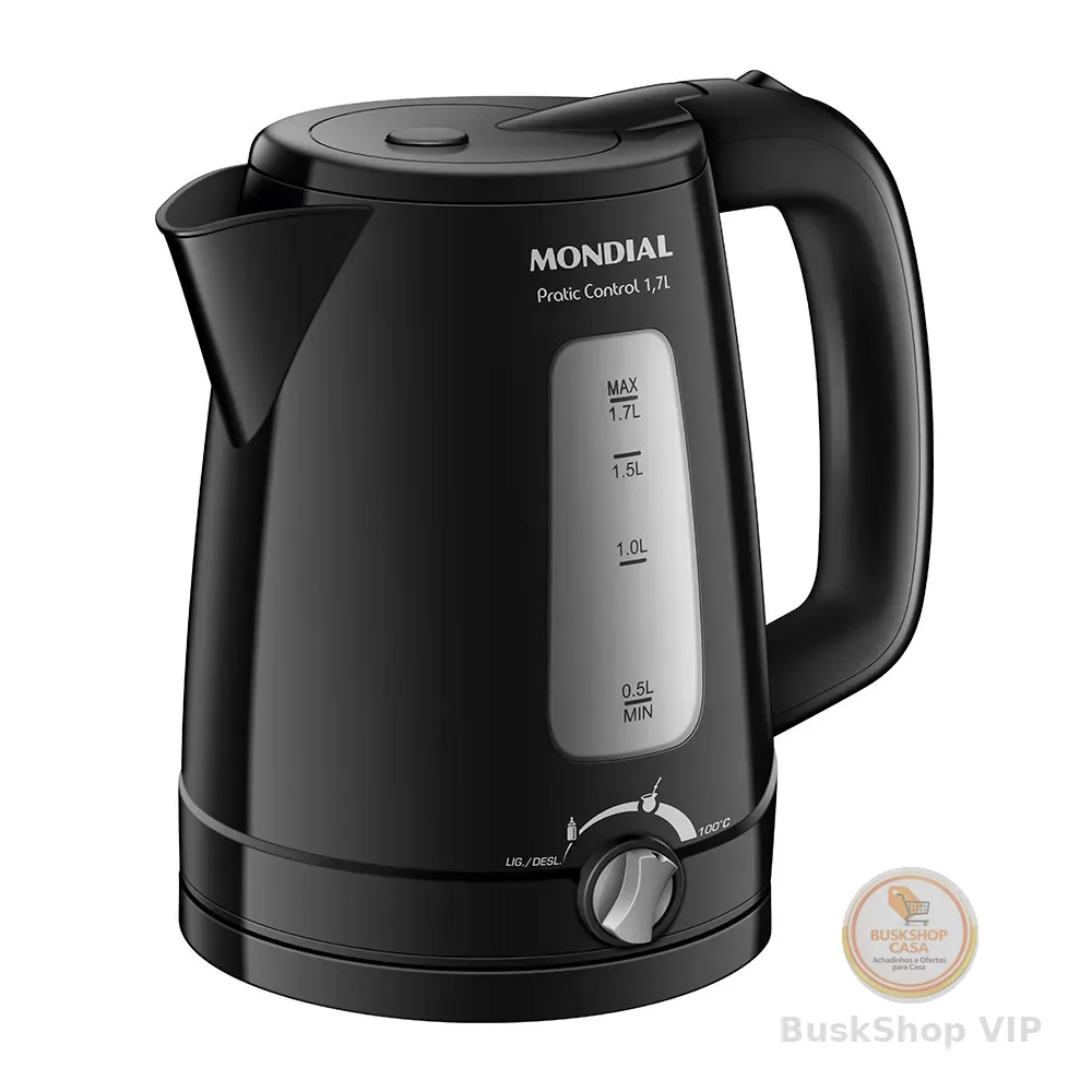 Chaleira Elétrica Pratic Control 1,7L Mondial - CE-17-BC