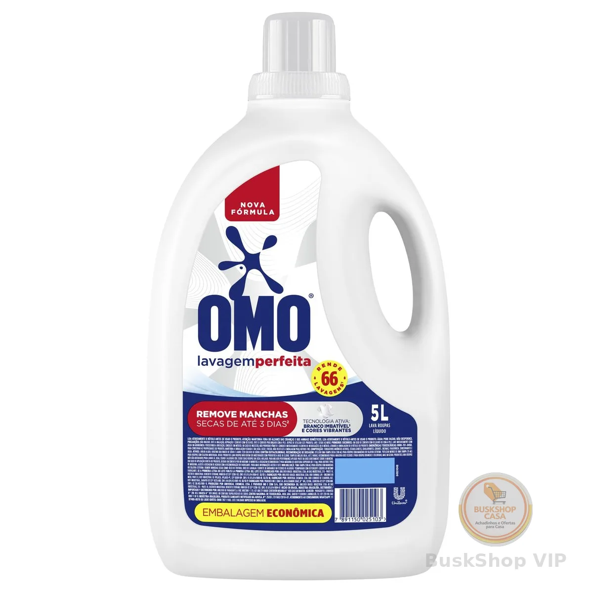 OMO Lavagem Perfeita - Sabão Líquido 5L