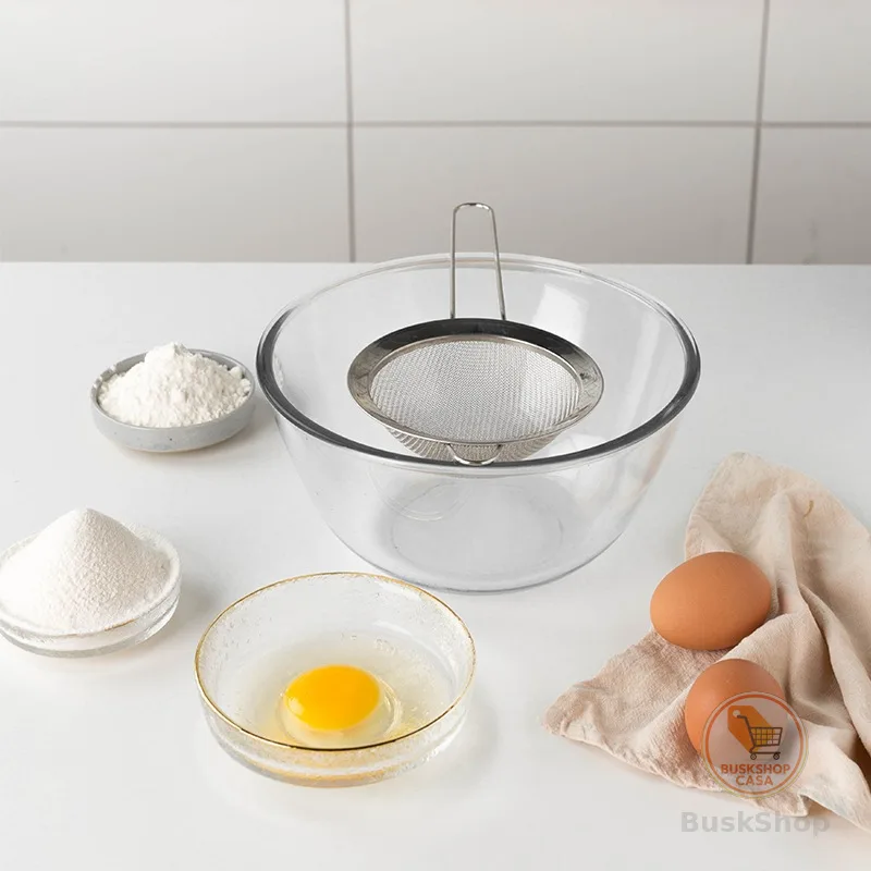 3 Peças Conjunto kit Peneiras Coador De Inox Utensílios Cozinha