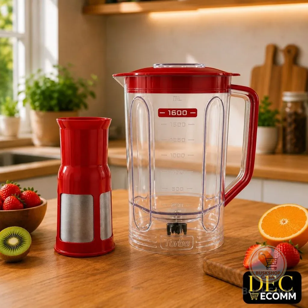 Copo Liquidificador L-99 FR Mondial Original Vermelho Turbo Power Completo