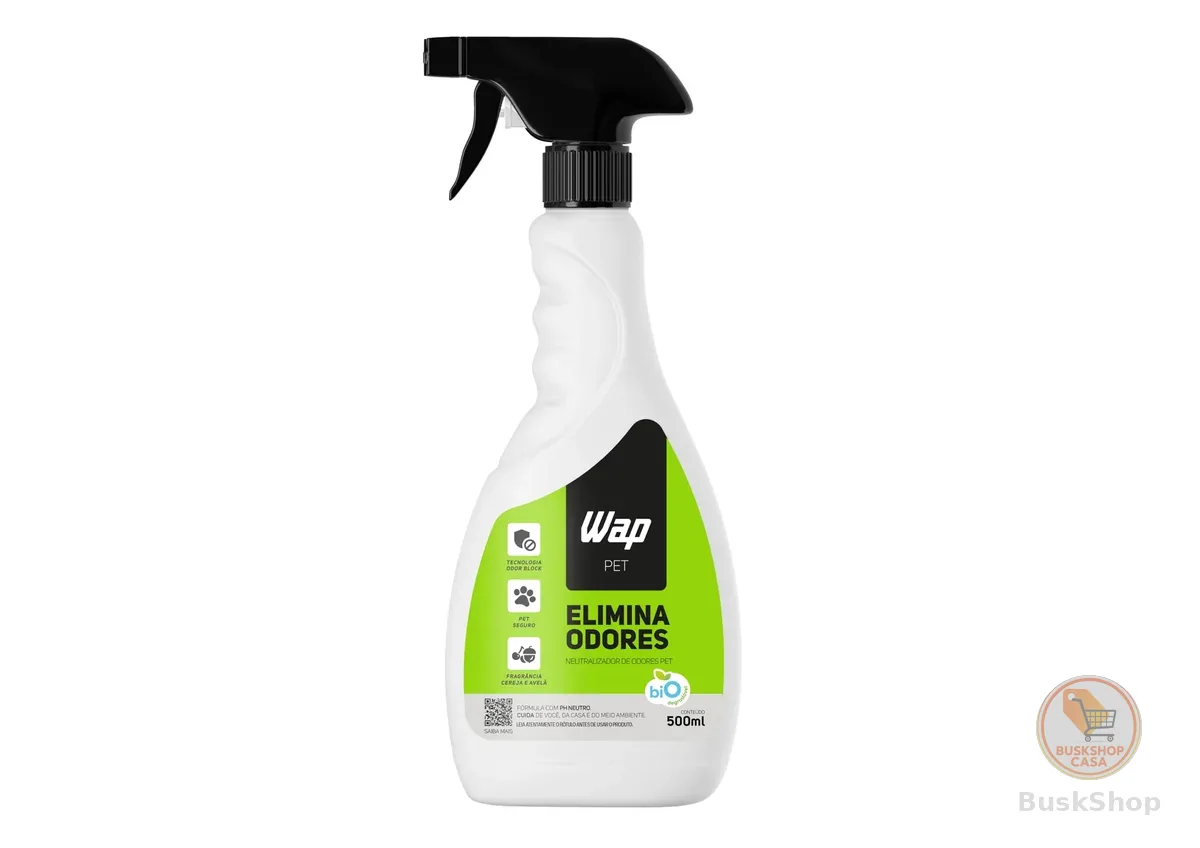 Eliminador de Odores Pet WAP Elimina Odores 500ml em Spray Cereja e Avelã