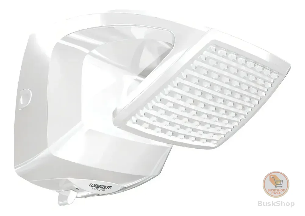 Lorenzetti Futura Ducha de Parede Multitemperaturas Design Moderno Branco 7500W 220v