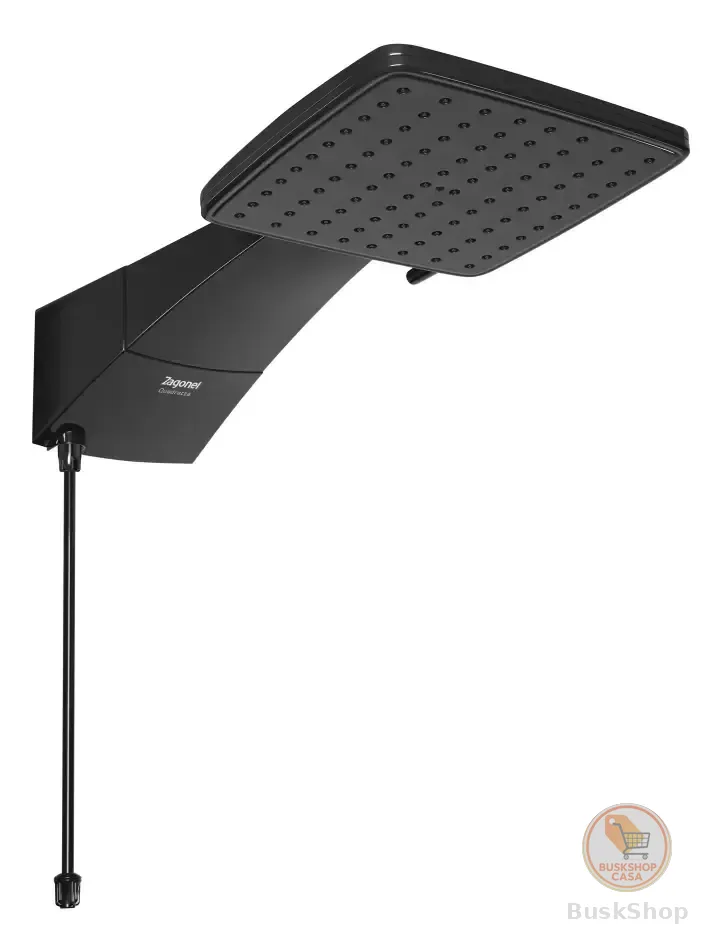 Ducha Chuveiro Elétrico Zagonel Quadratta 7700w Preto
