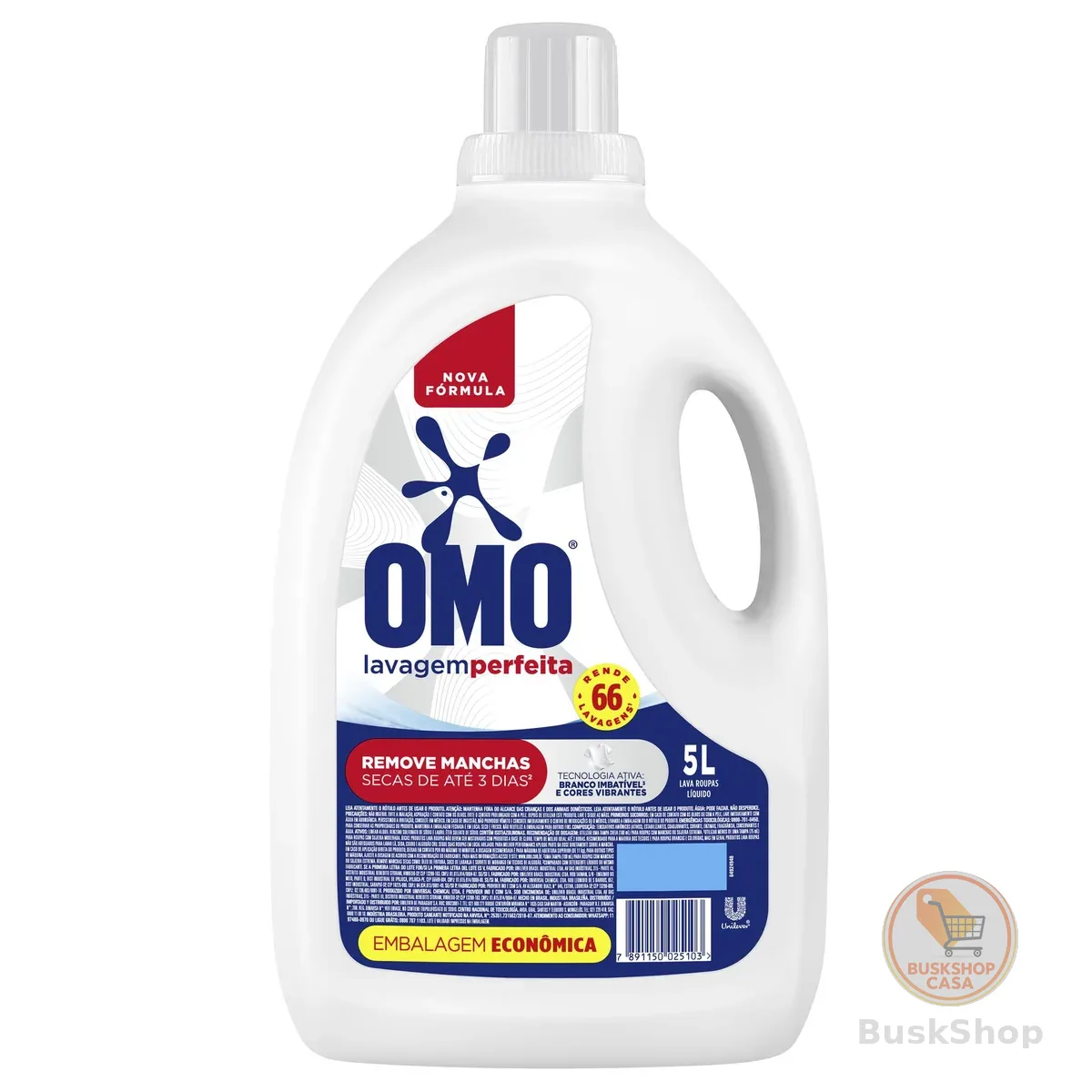 OMO Lavagem Perfeita - Sabão Líquido 5L