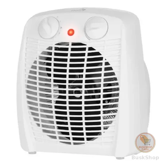 Aquecedor de Ambiente Portátil Elétrico Kian 2 Níveis Branco