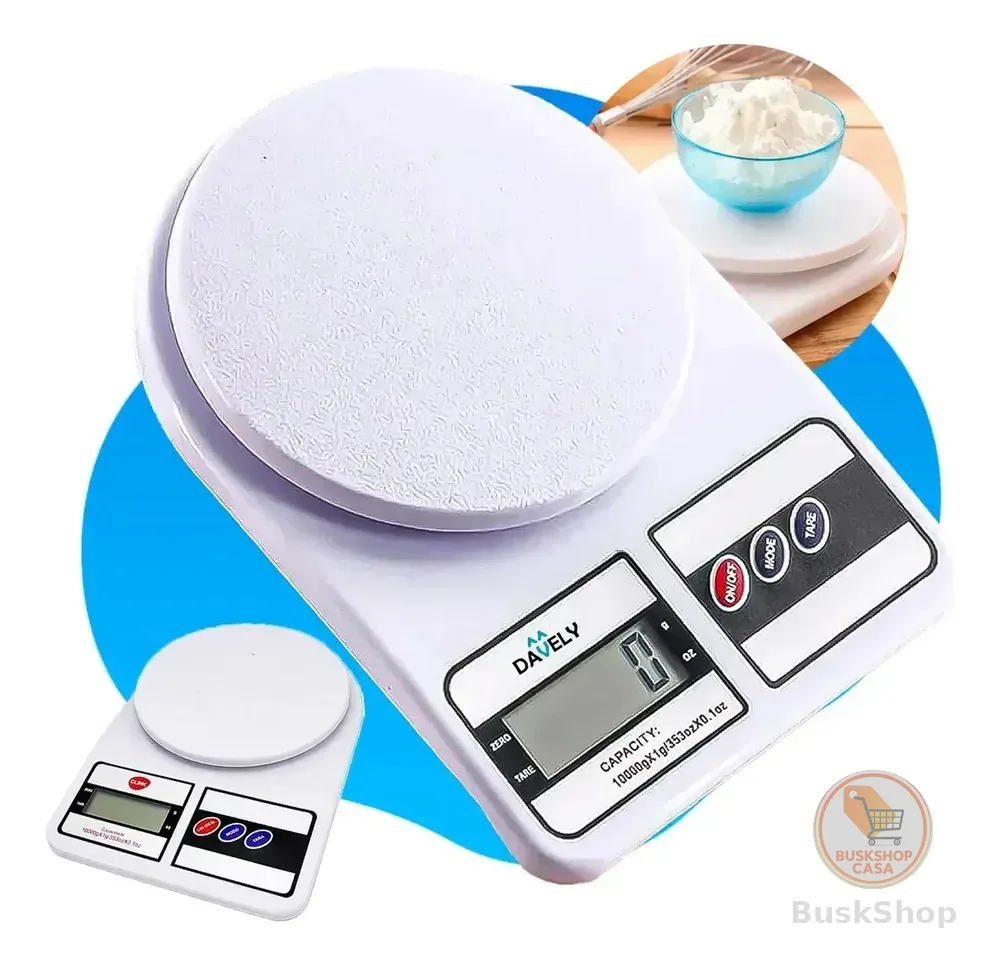 Balança Digital de Precisão 10kg Davely Cook