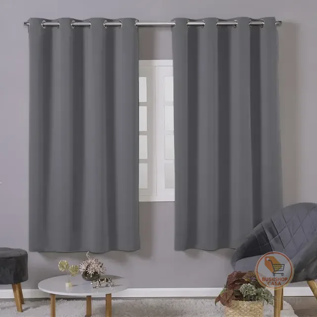 Cortina Janela 2 Metros Blackout De Tecido Grosso 2,70x1,80