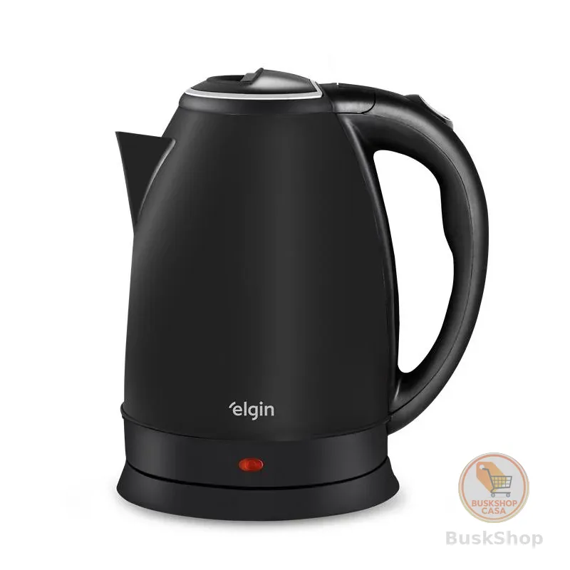 Chaleira Elétrica Sem Fio 2 Litros Térmica Preto Elgin