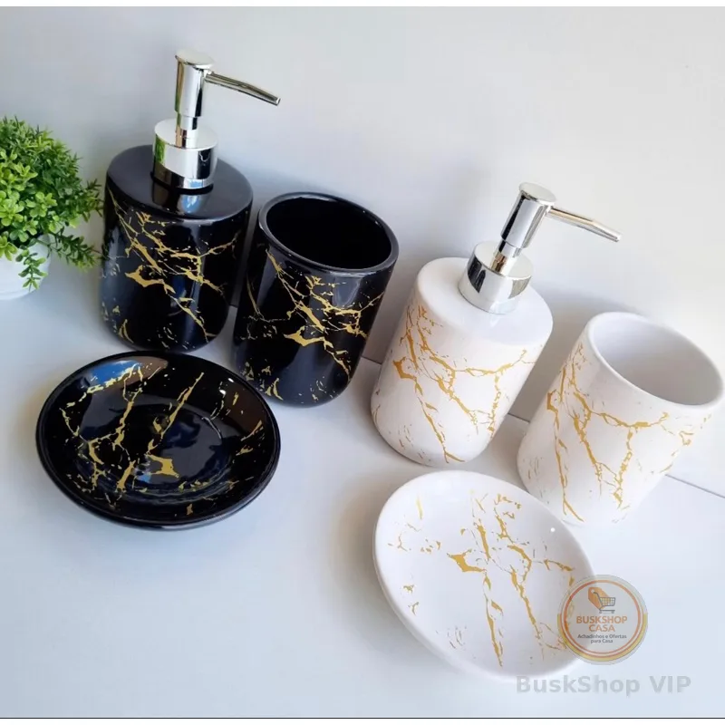 KIT CONJUNTO BANHEIRO 3 PEÇAS CERAMICA
