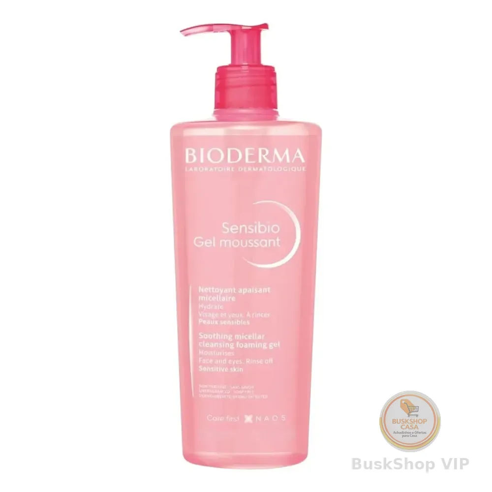 Gel De Limpeza Facial Sensibio Gel Moussant Micelar 500ml Bioderma Sensível Dia/noite