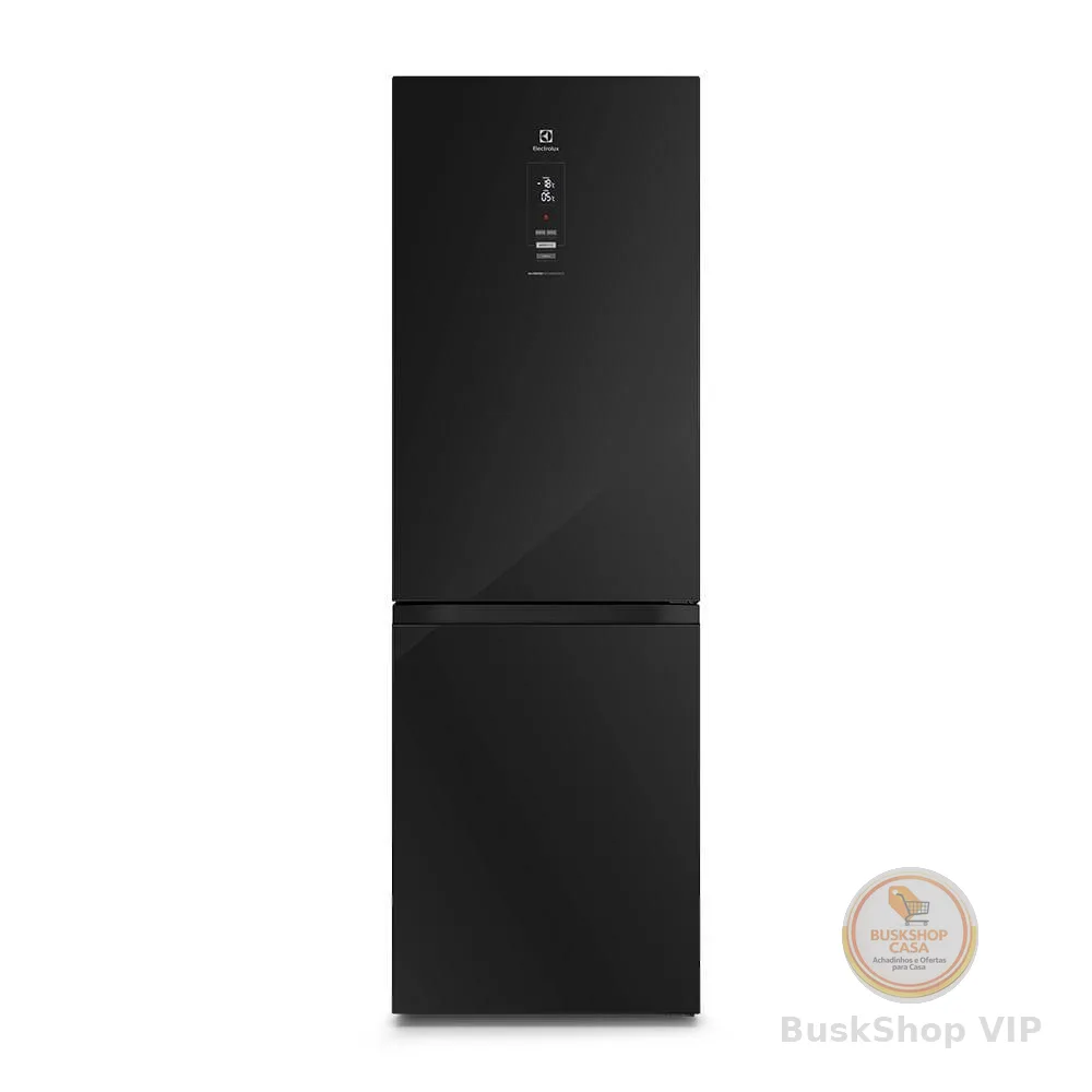 Geladeira Electrolux Frost Free Inverter 322L Efficient AutoSense Inverse Preta (IB42G)