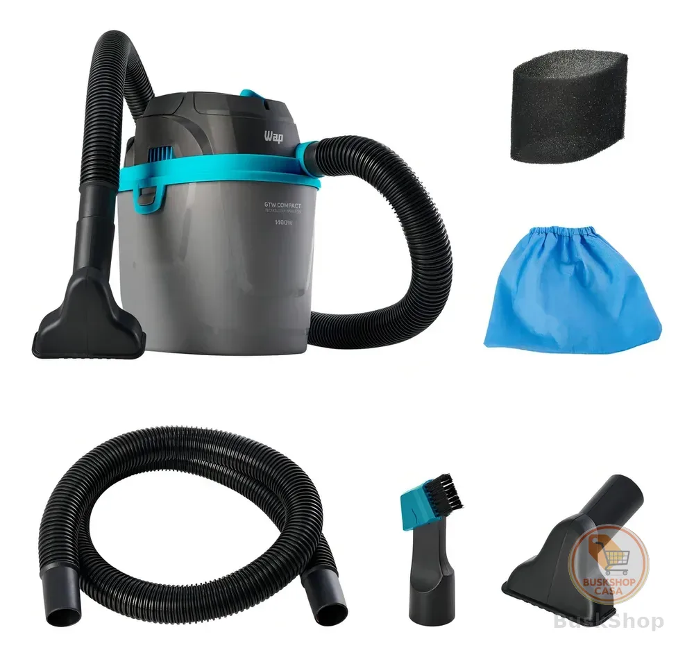 Aspirador De Pó E Líquido Portátil Wap Gtw Compact 1400w 5,5L 127V