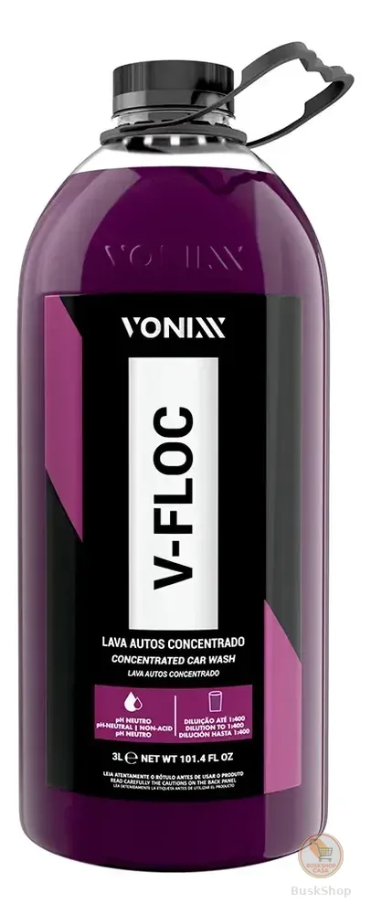 Lava Auto Super Concentrado Vfloc 3lts Vonixx Automotivo Nf