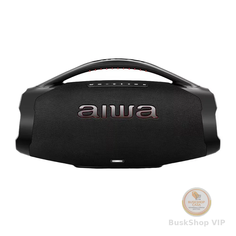 Caixa de Som Bluetooth Aiwa Boombox BS-01B 200W IP66