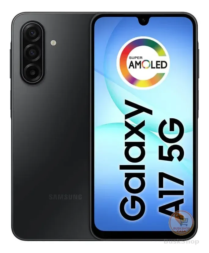 Celular Samsung Galaxy A17 5g Com Ia, 128gb, 4gb Ram, Câm De 50mp, Tela De 6.7 , Nfc, Ip54 - Preto