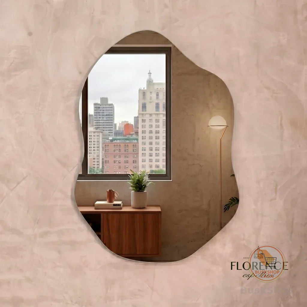 Espelho Roma Orgânico 70x50 Luxo Premium Lapidado