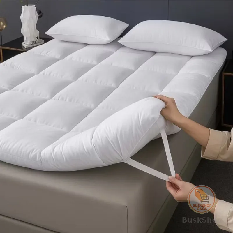 Pillow top cama solteiro, casal, Queen e king box protetor de colchão Toque de pluma 400 fios.