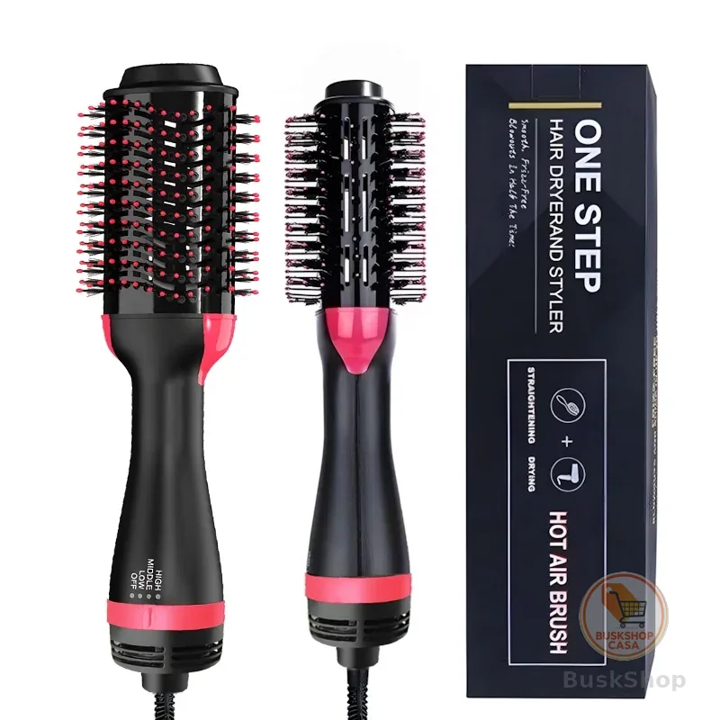 Escova Secadora Alisador Elétrica Quente Cabelo Com 3 Em1 Hair Styler  marisa APENAS 110V