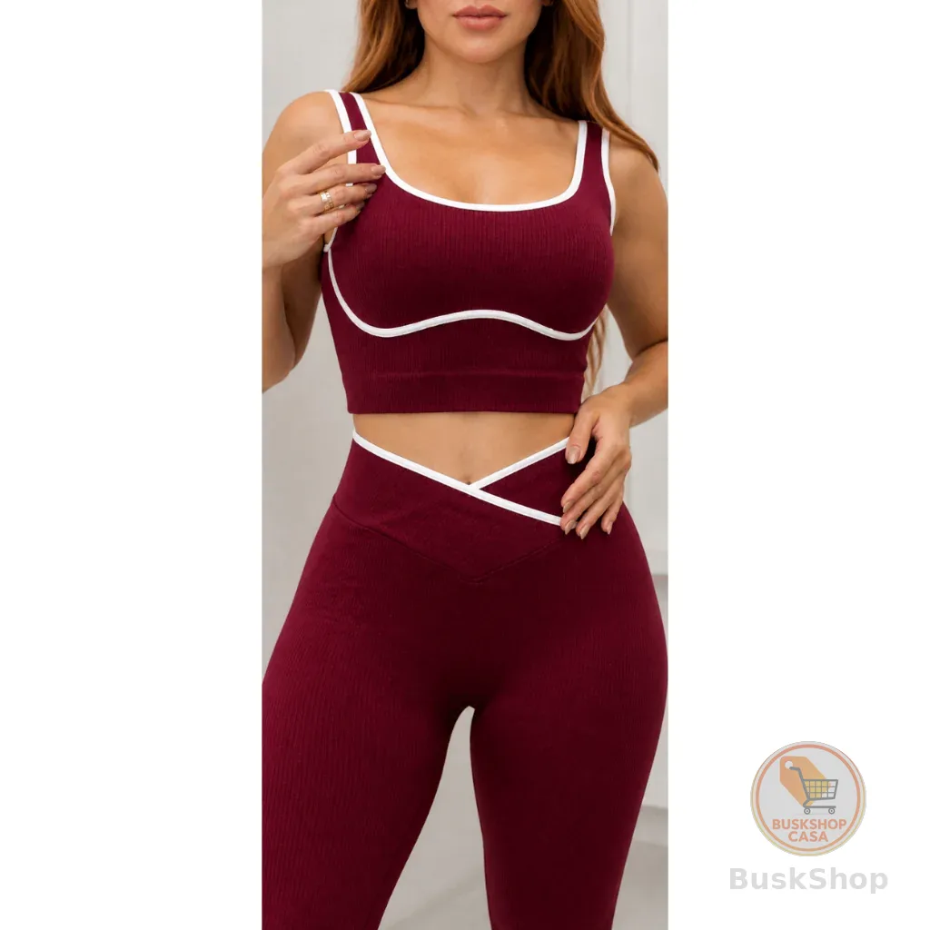 Conjunto Gringo Academia Feminino Calça e Top Esportivo