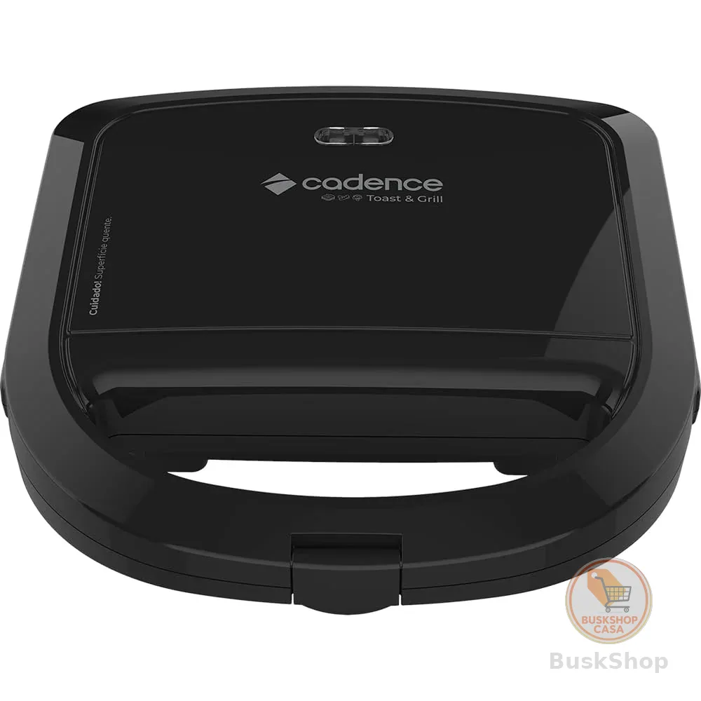 Sanduicheira Elétrica Cadence Toast & Grill, Preta, 750W, 110V, SAN260