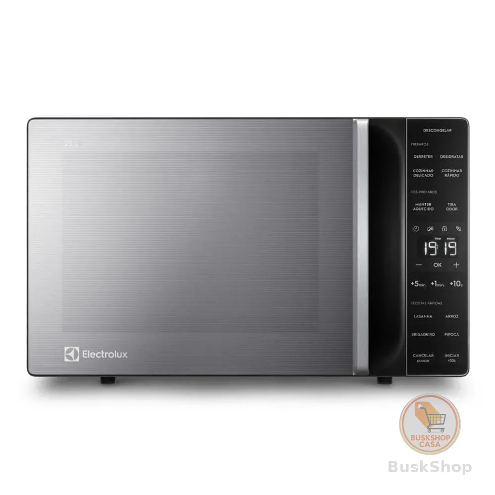 Micro-ondas Electrolux 23L Inox Efficient com Descongelamento Assistido 127v ME23S