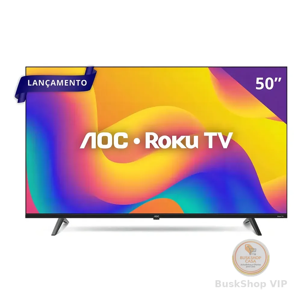 Smart Tv 50 Aoc 4k Dled 50u7045/78g Roku Tv Quad