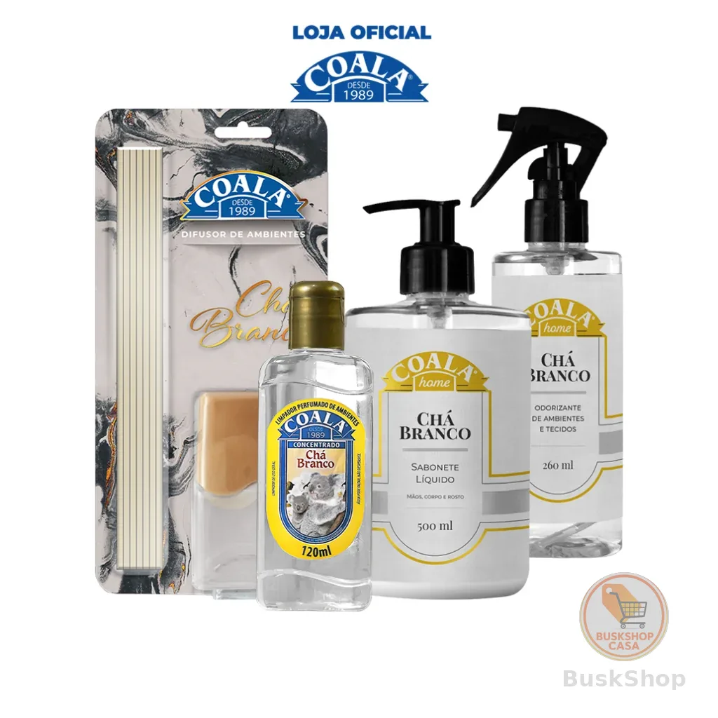 kit Coala Home Chá Branco