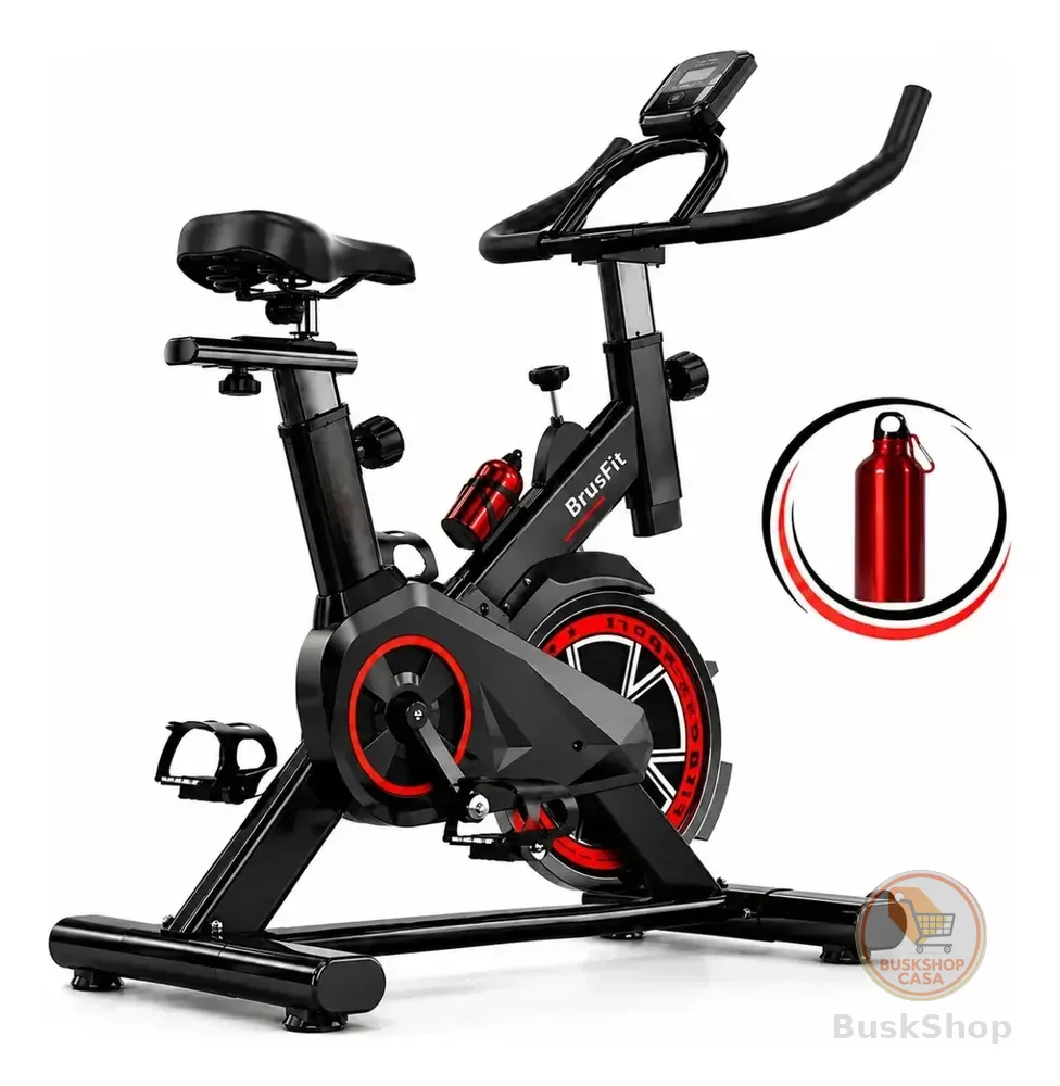 Brus fit Bicicleta Ergométrica Spinning Liftness X11 Cor Preto/vermelho Brusfit