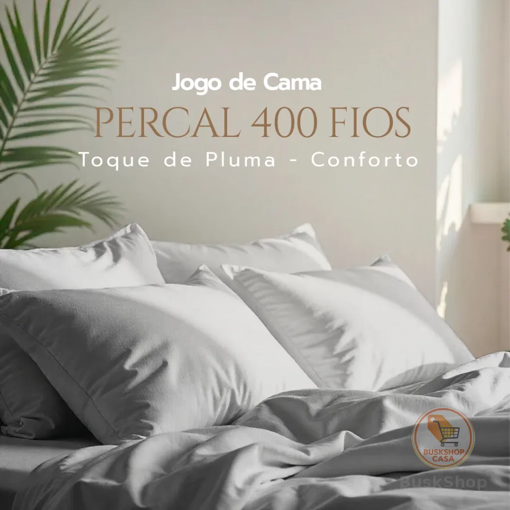 Conforto Jogo de Cama 4 Peças 400 Fios Casa di Valle - Coleção Day by Day