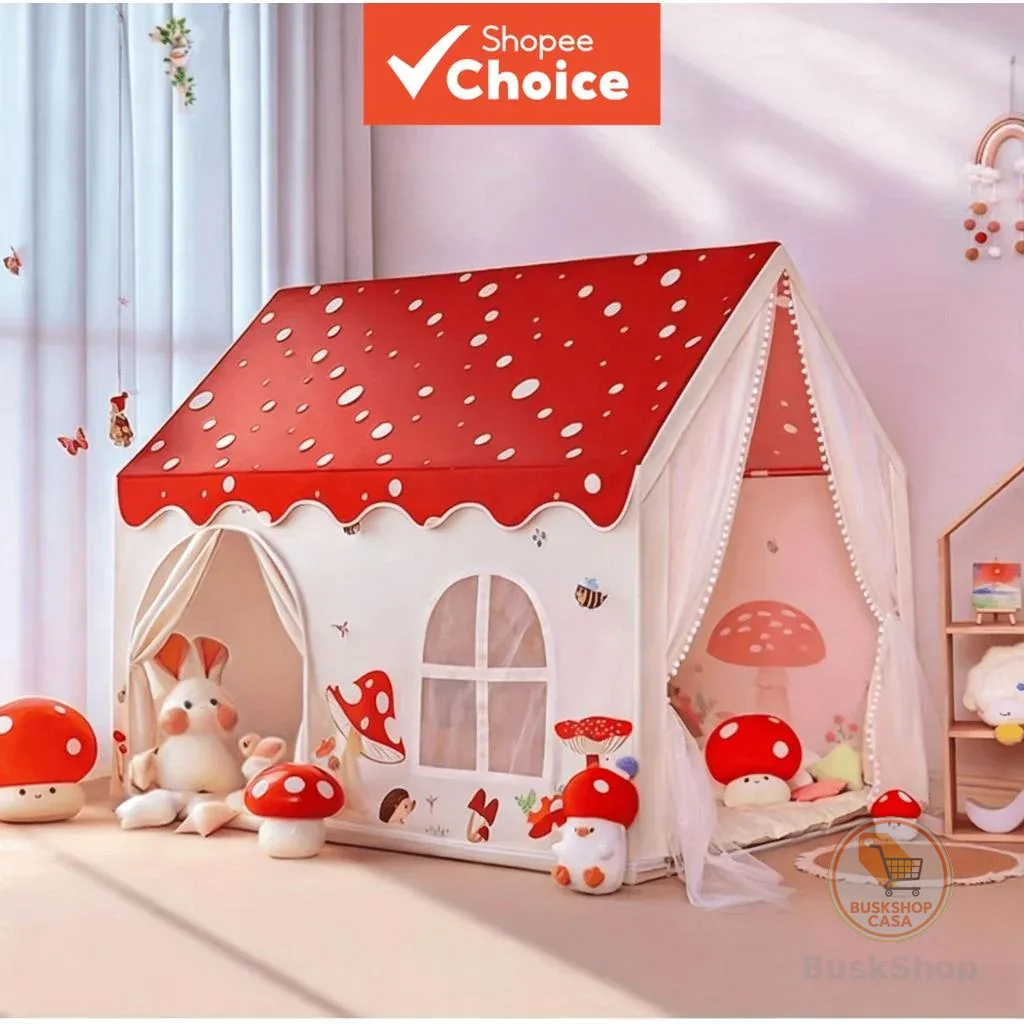 Lavável Estilo Princesa Crianças Brincam Casa Interior Fingir Tenda Decoração Presente Para 0-12 Anos De Idade