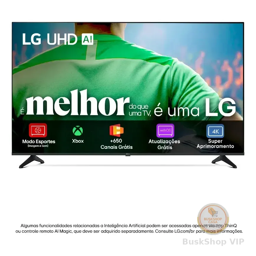 Smart Tv LG Uhd Ai Ua75 43 Polegadas Hdr10 Pro Processador 7 Ai Ger8 Webos 25