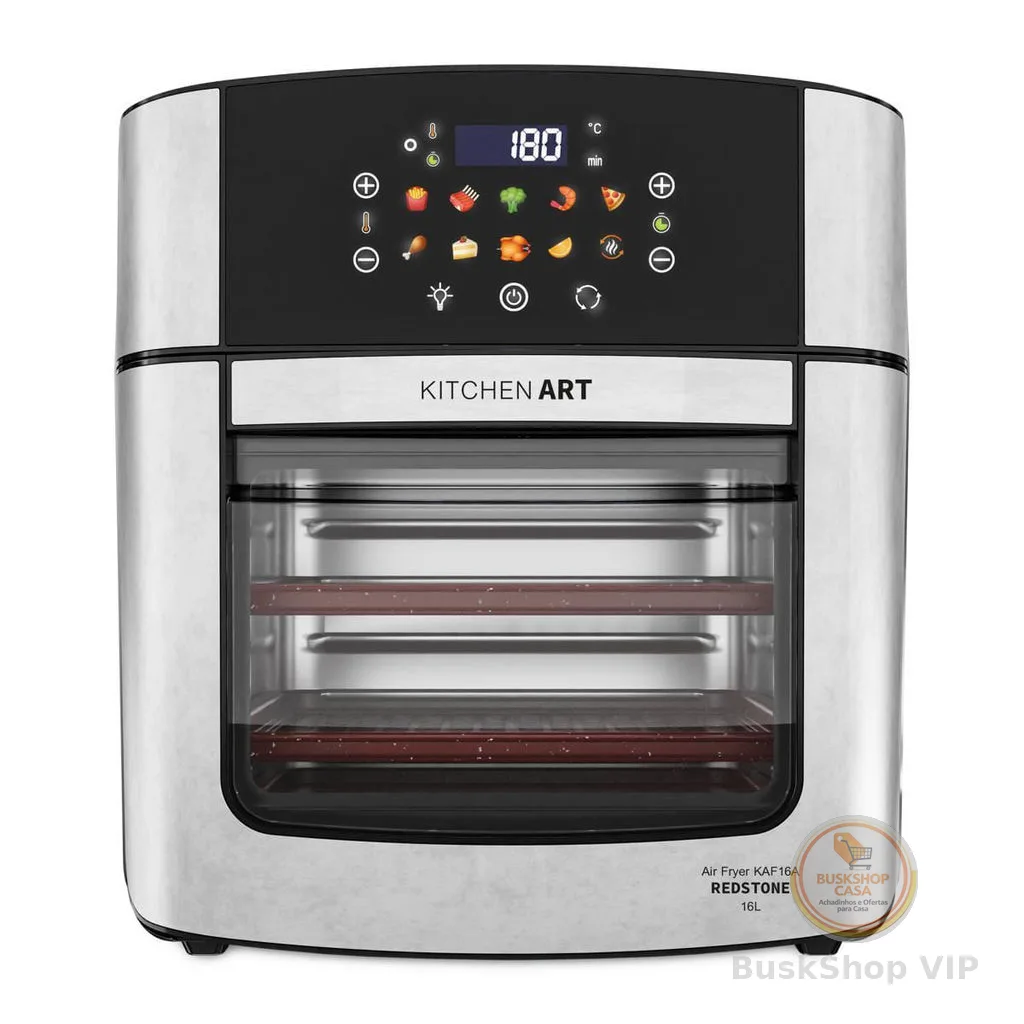 Air Fryer Kitchen Art 16L 4 em 1 com Espeto Rotisserie KAF16A