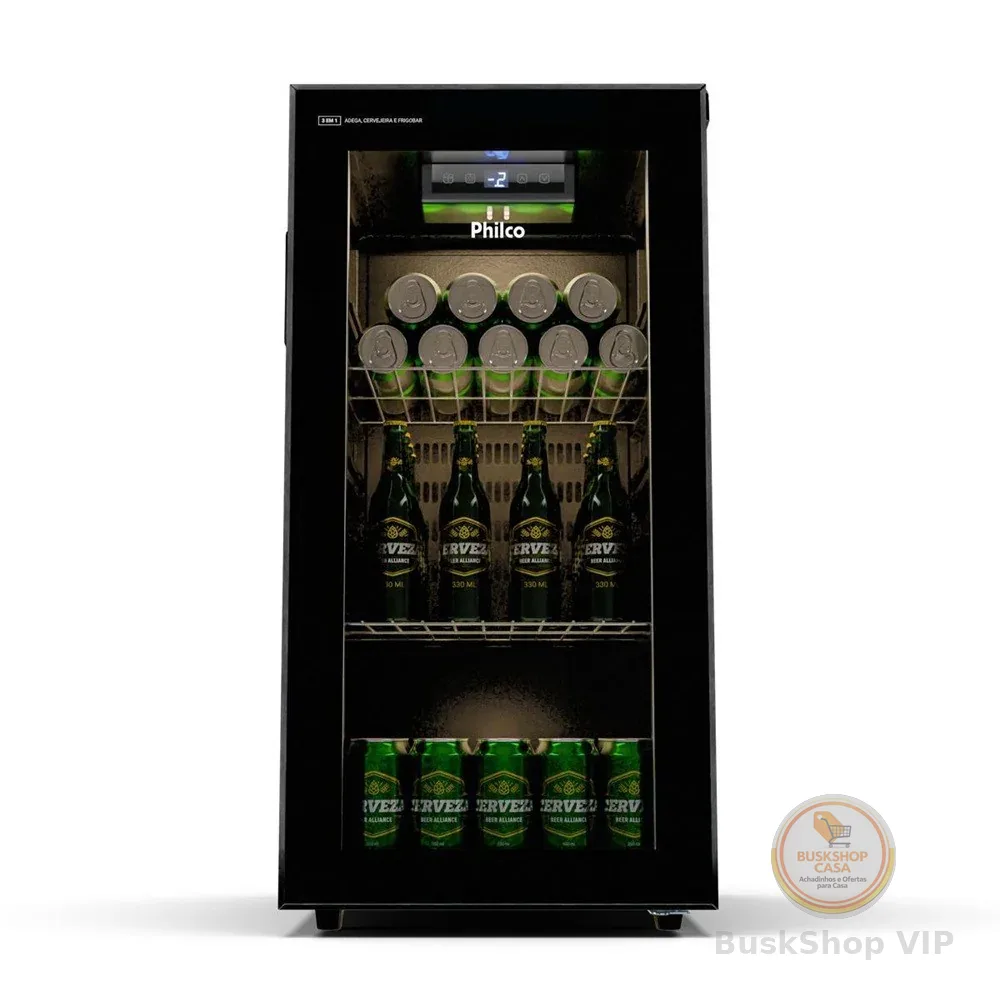 Cervejeira Philco 96L 3 em 1 PCV09A Preto + de 10 vendas recentemente