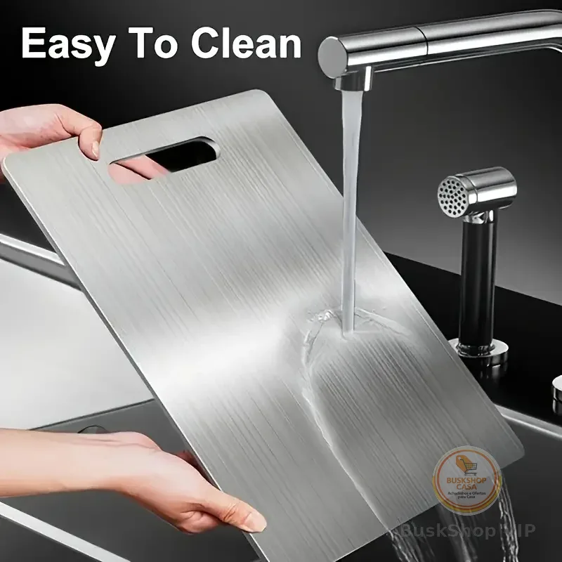 Tábua De Corte 304 Aço Inoxidável Antibacteriana À Prova De Mofo 46 cm tábua de cozinha + de 5000 vendas recentemente