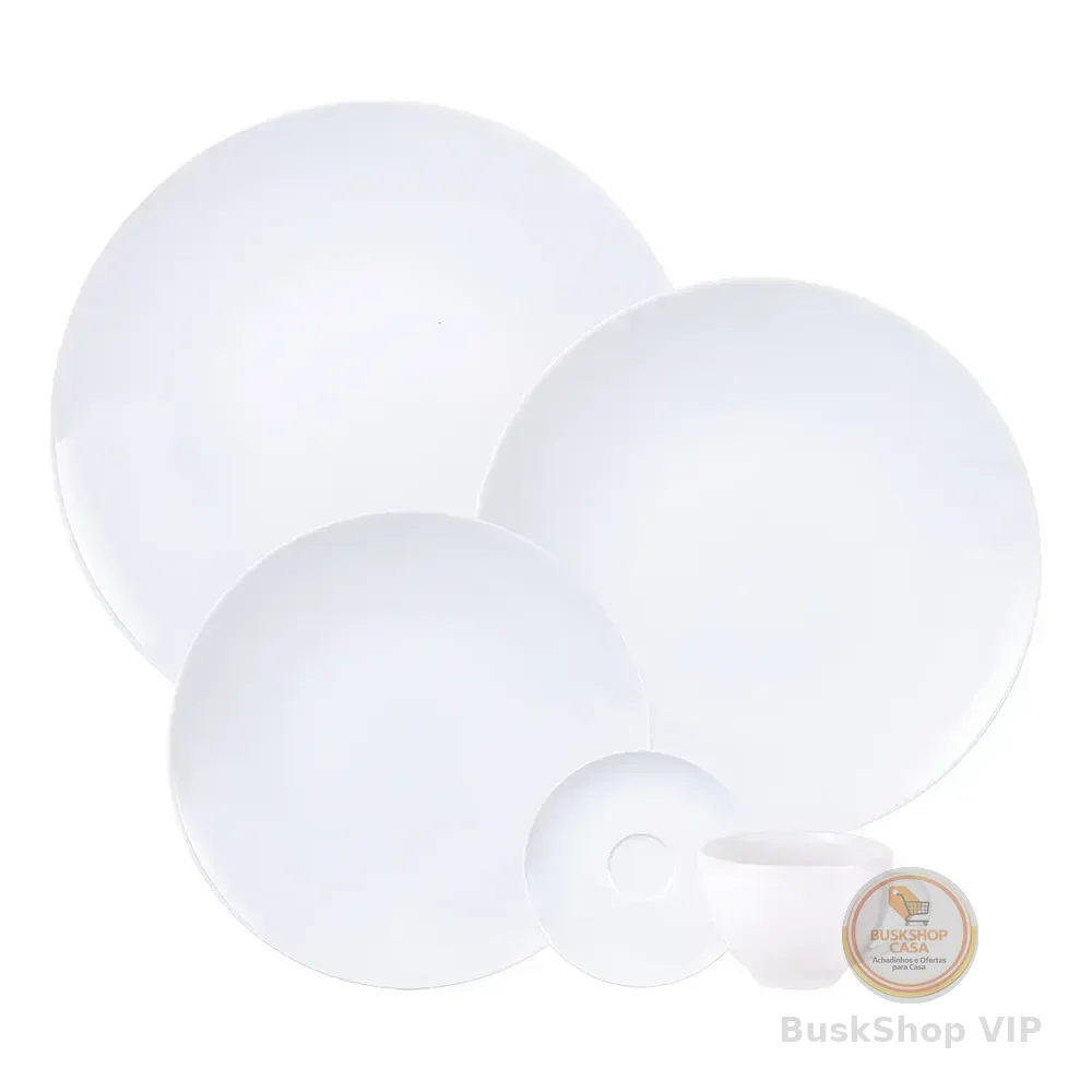 Aparelho De Jantar Flávia Em Porcelana 20 Peças Tramontina