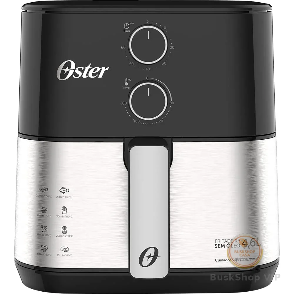 Fritadeira Sem Óleo Oster 127V - OFRT520, PRETO