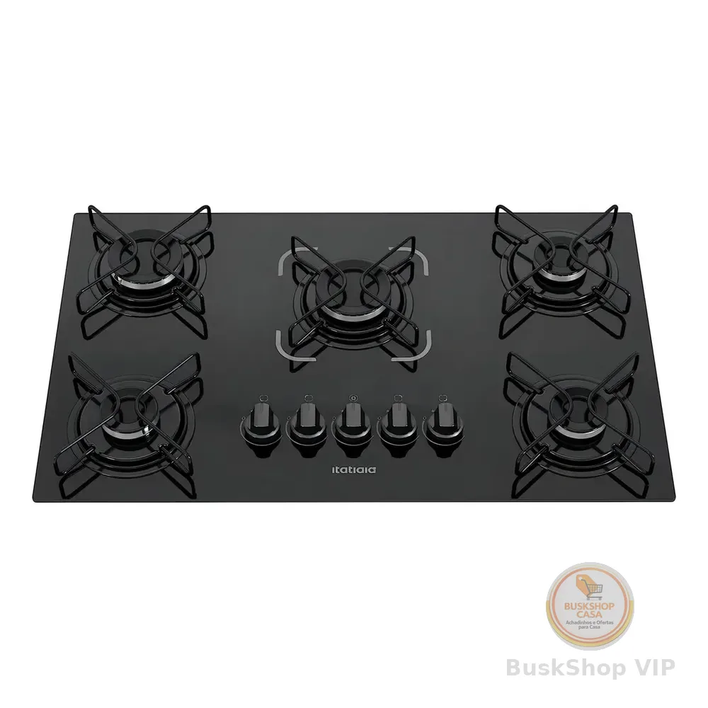 Cooktop Itatiaia Essencial 5 Bocas Preto 127/220v