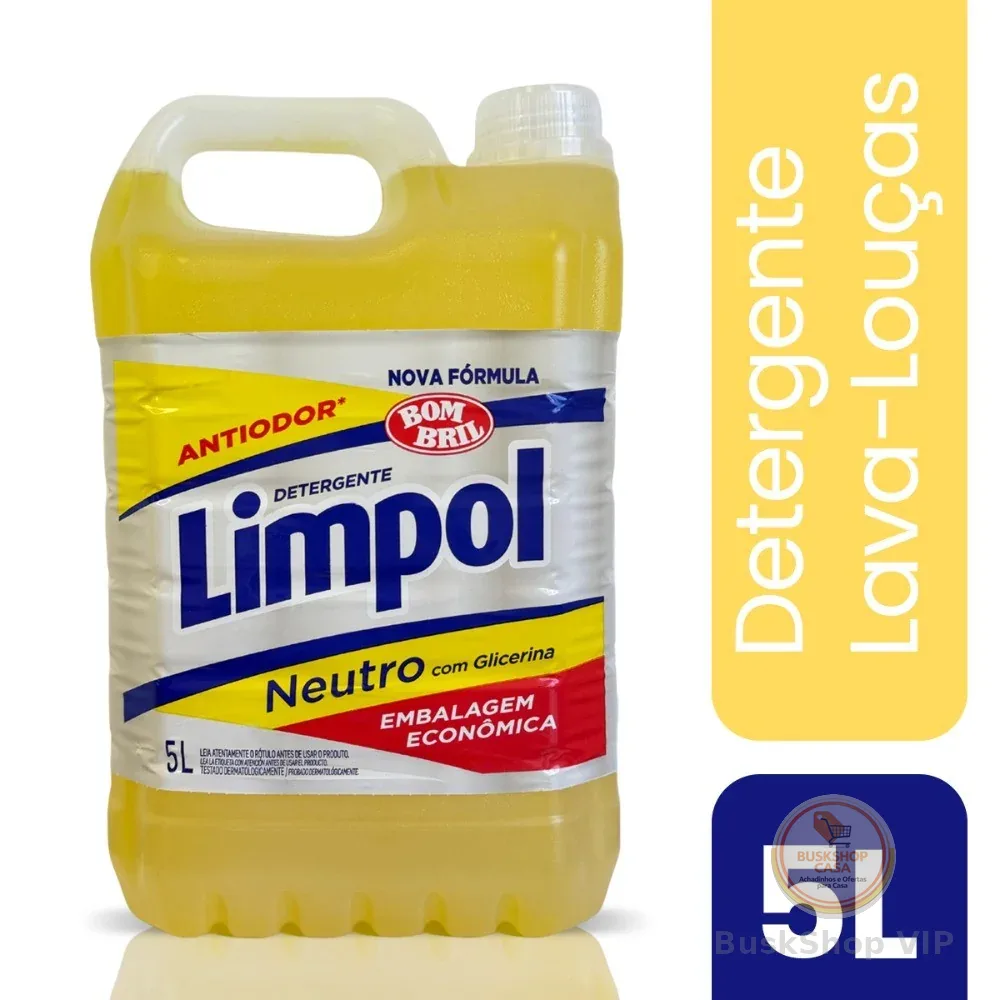 Detergente Neutro com Glicerina Limpol 5 litros