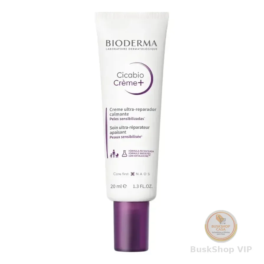 Creme Ultra-reparador Calmante Bioderma Cicabio Creme+ 20ml Todo Tipo De Pele Dia/noite