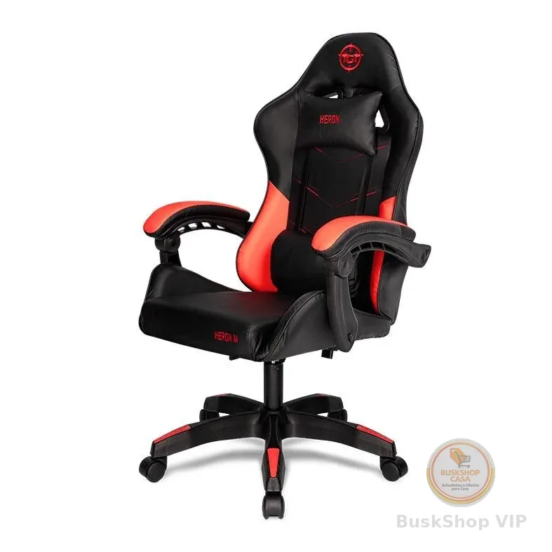 Cadeira Gamer TGT Heron M, Preto e Vermelho, TGT-HRM-RD02 + de 1100 vendas recentemente