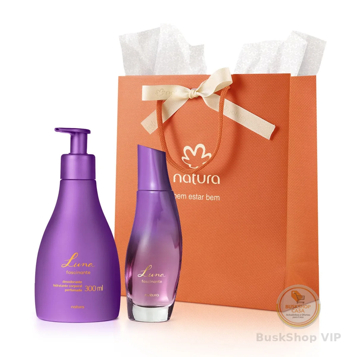 Presente Namorados Colônia 75ml + Hidratante Luna Fascinante
