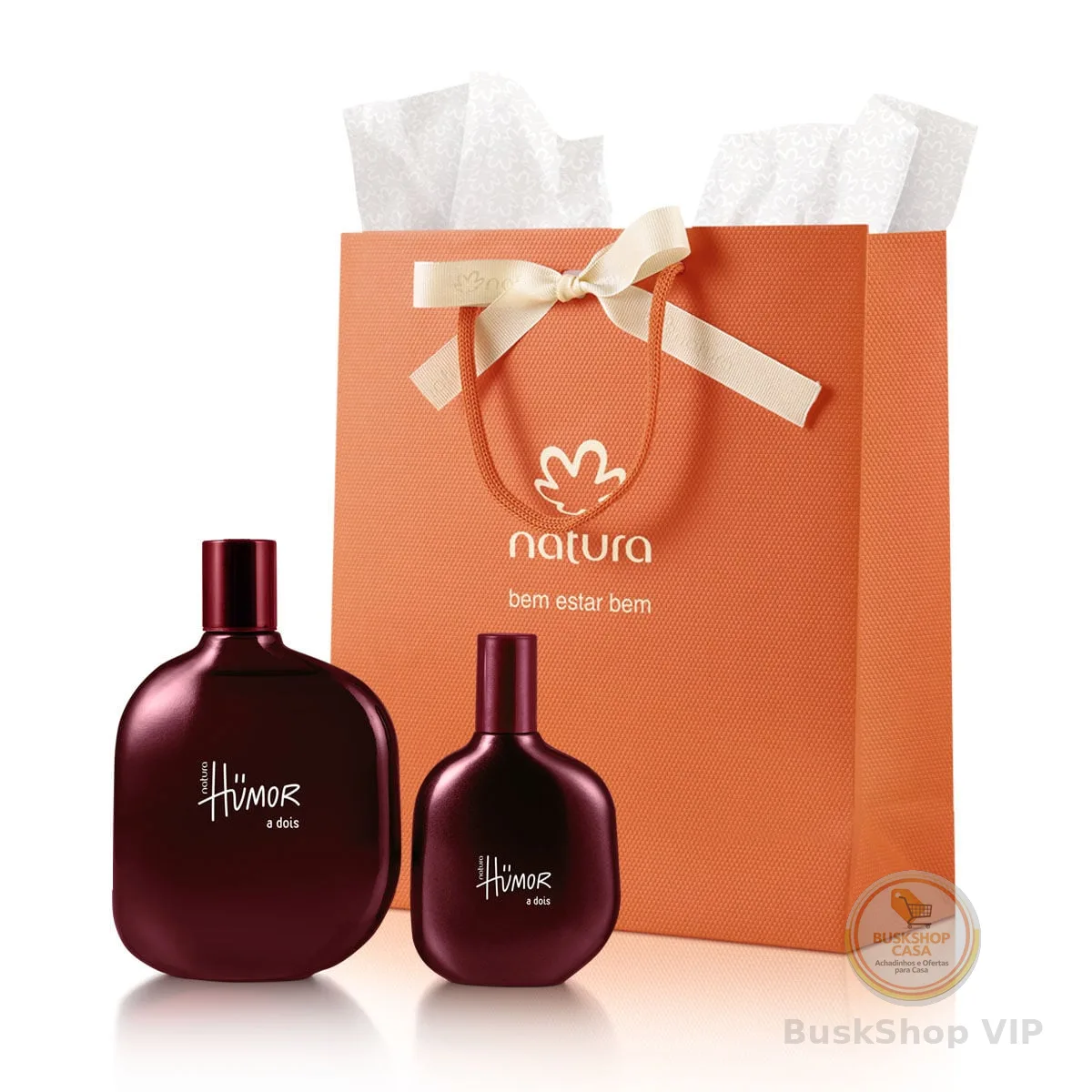 Presente Namorados 2 Colônias masculinas 75ml e 25ml Humor a Dois