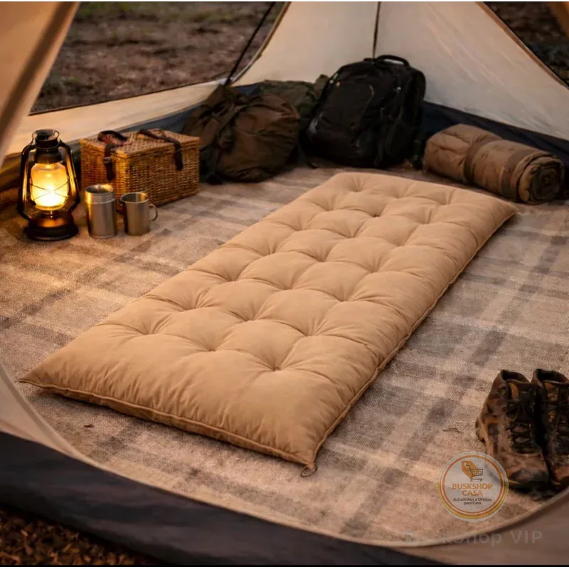 Colchonete Futon 1,70x0,60m  Espreguiçadeira Almofada Grande Confortável Multiuso